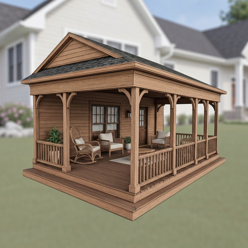 Custom Front Porch